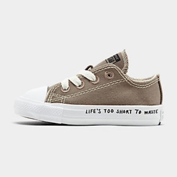 5/$100 SALE - Converse Renew  "Life's Too Short To Waste" Chucks - Picture 2 of 14